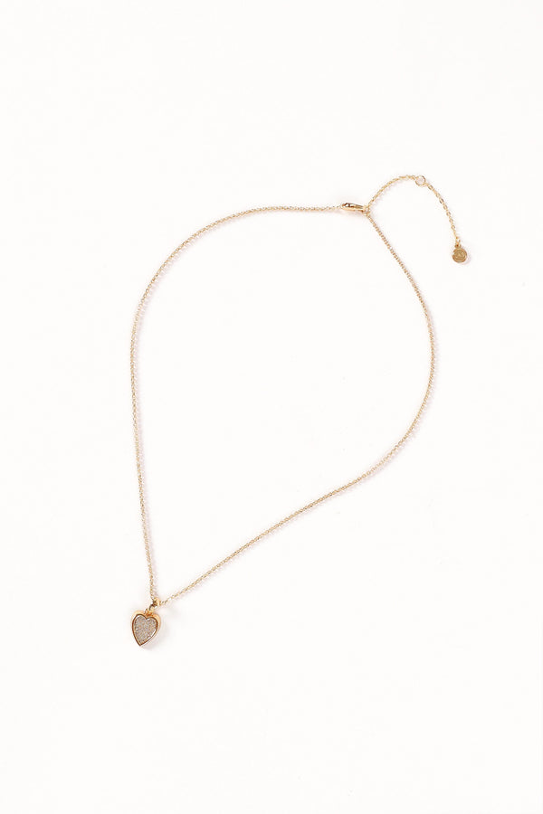 ACCESSORIES Sophie Heart Necklace - Gold