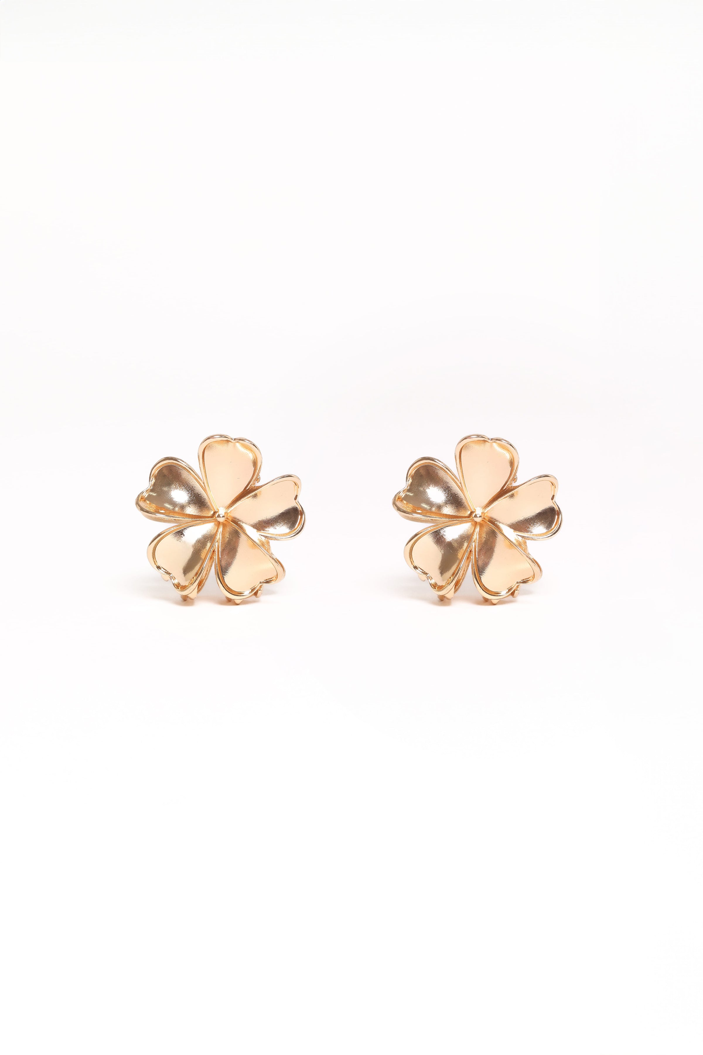 ACCESSORIES Tiffany 2 Pack Flower Hair Clips - Gold