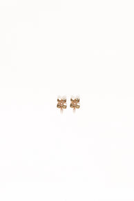 ACCESSORIES Trina Flower Earrings - Gold/Pearl