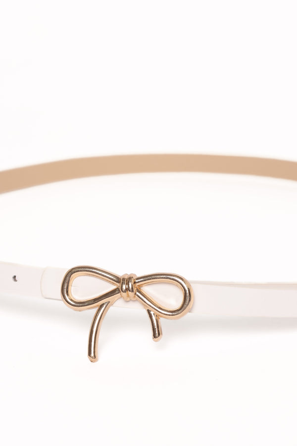 ACCESSORIES Valentina Belt - White