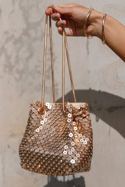 ACCESSORIES Valentina Embellished Bag - Gold