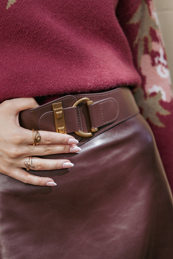 ACCESSORIES Verity Belt - Brown
