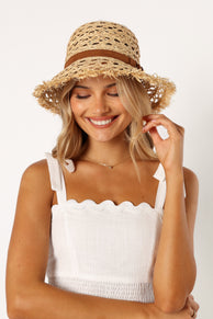 ACCESSORIES Victori Bucket Hat - Natural