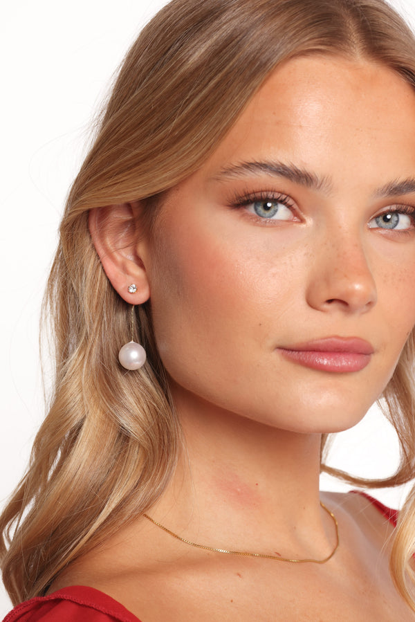 ACCESSORIES Vivienne Earrings - Gold/Pearl