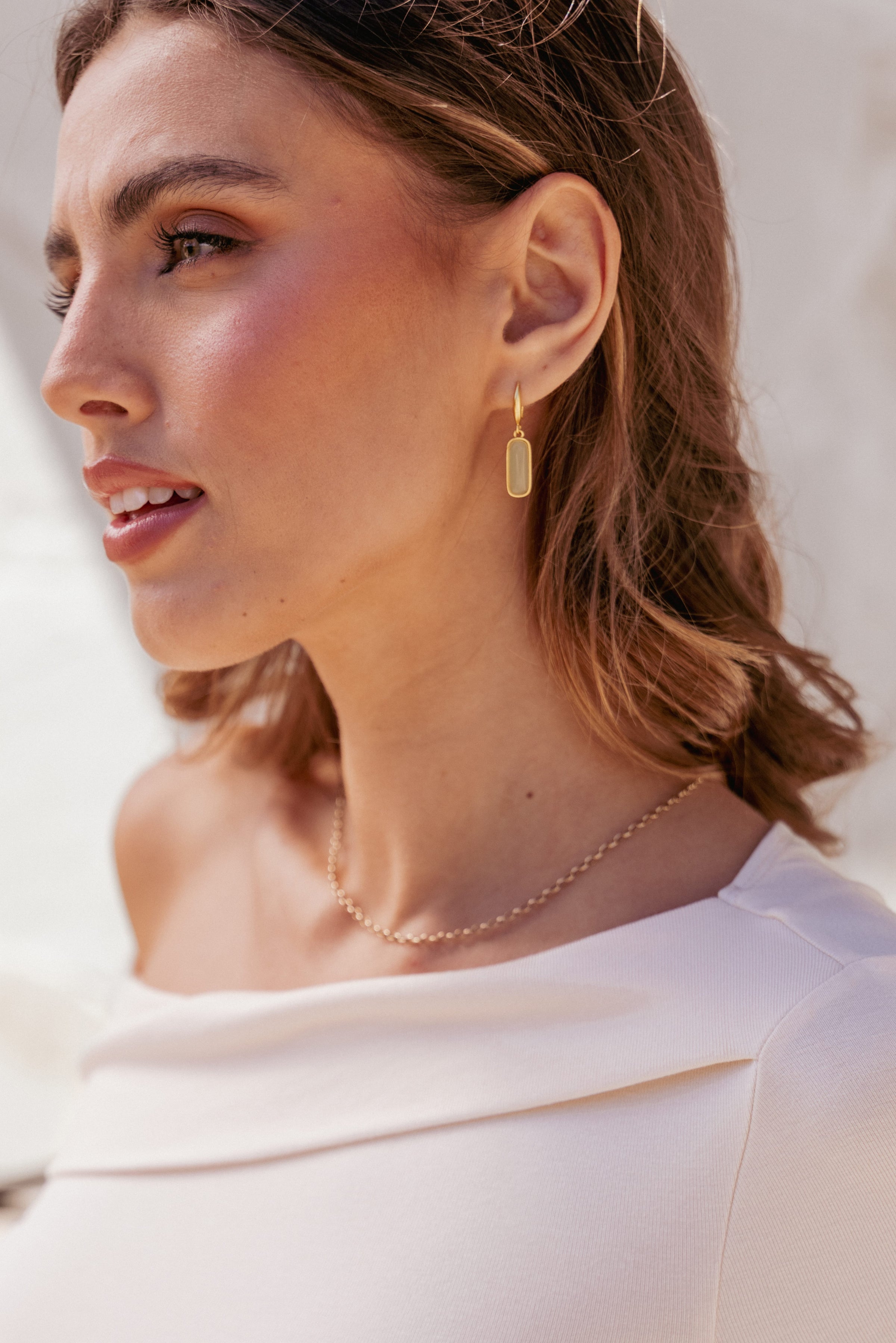 ACCESSORIES Xena Earrings - Sage/Gold