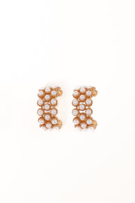 ACCESSORIES Ziva Earrings - Gold Pearl