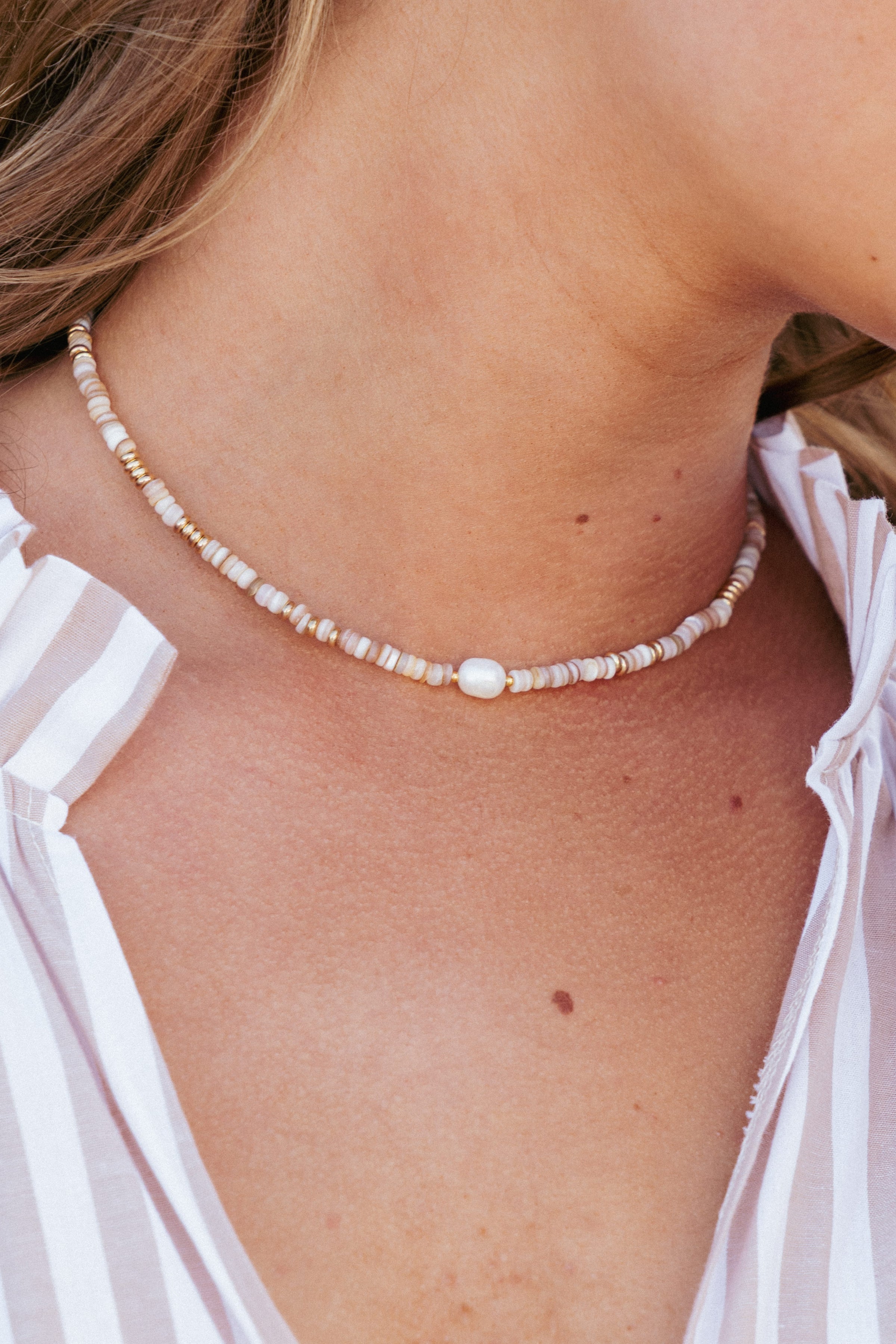 ACCESSORIES Ziva Necklace - White