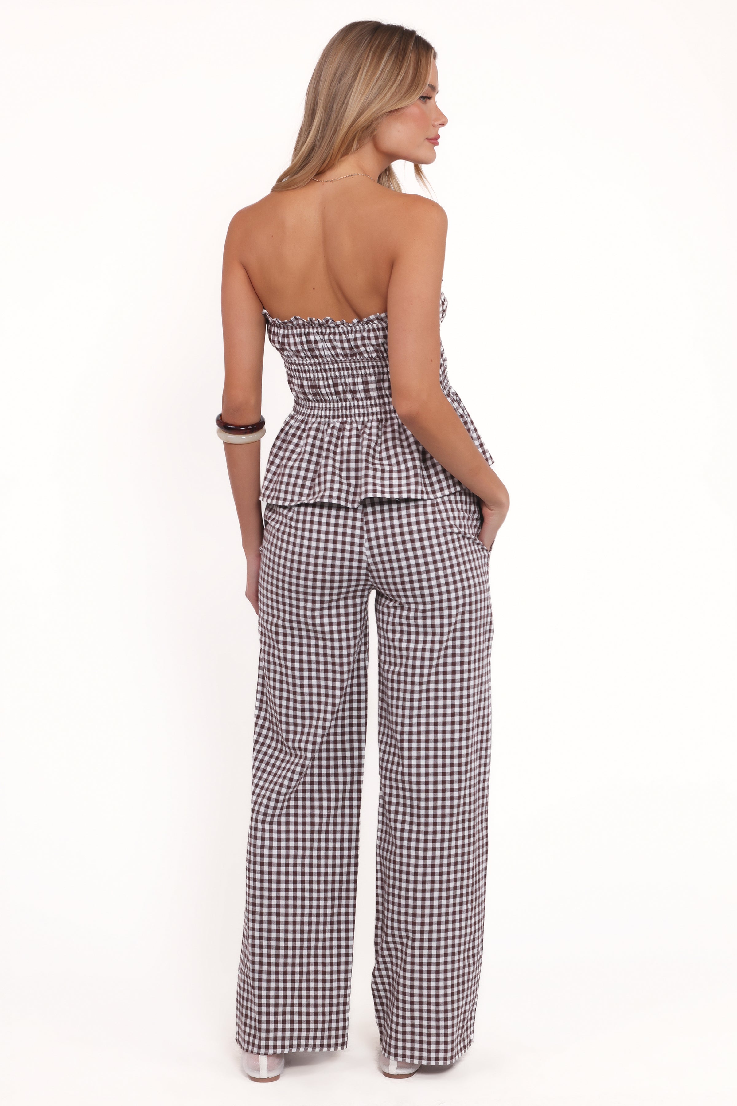 BOTTOMS Abbott Pants - Brown Gingham