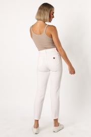 BOTTOMS @Abrand 94 High Slim Jeans - Pearl
