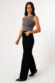 BOTTOMS @Abrand 94 High Wide Jeans - Dead Of Night