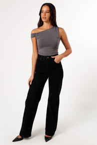 BOTTOMS @Abrand 94 High Wide Jeans - Dead Of Night