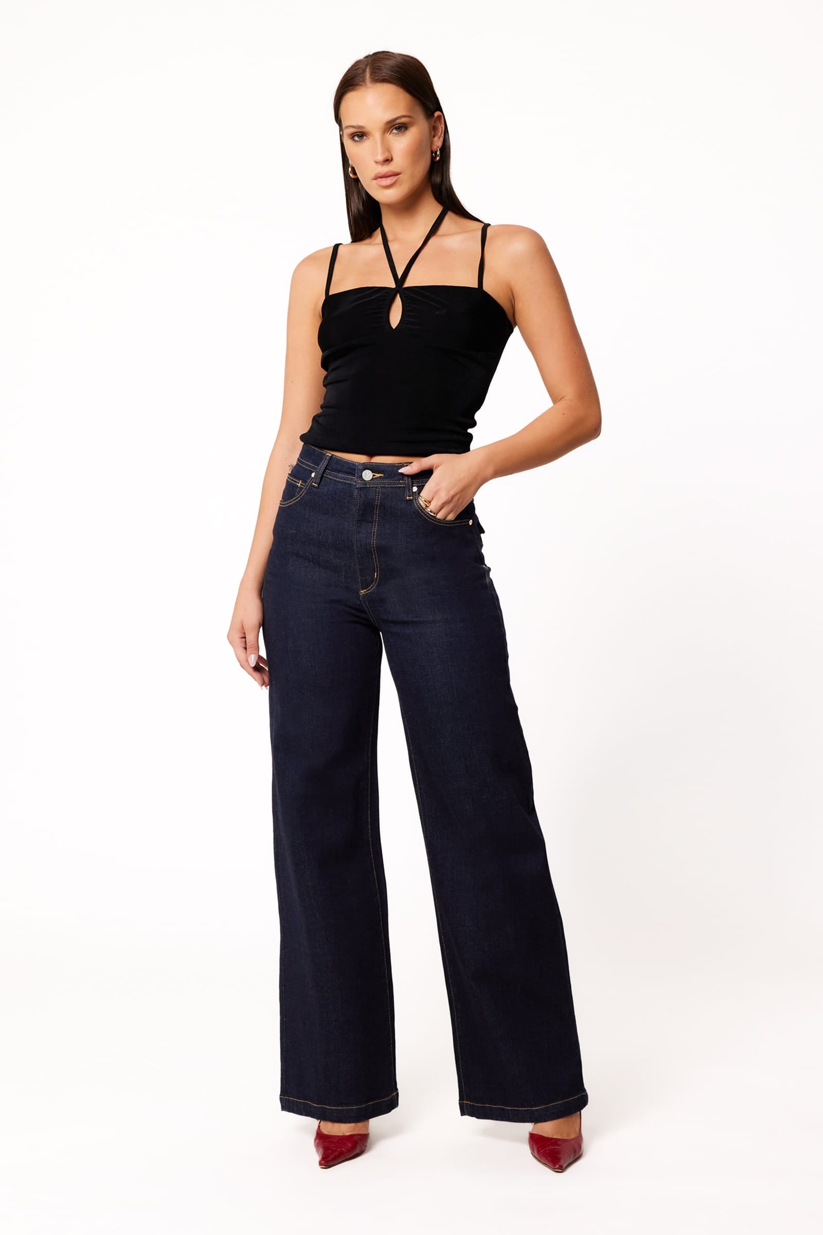 BOTTOMS Abrand 94 High Wide Jeans - Richie