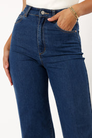 BOTTOMS @Abrand 94 High Wide Jeans - Ruth Mid Blue (Hold for Cool Beginnings)