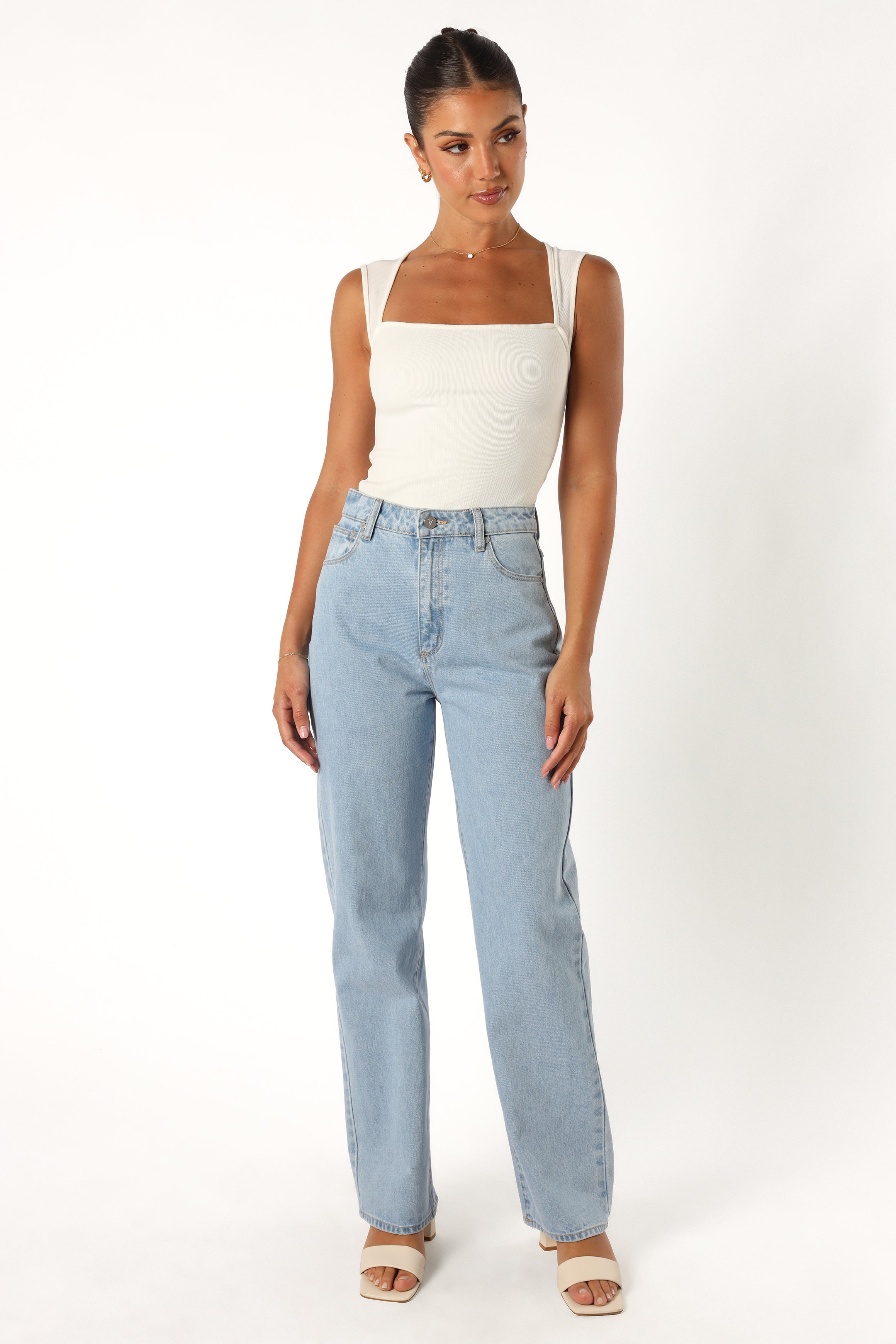 Abrand Jeans エイブランド A CARRIE JEAN High Rise Relax Straight Walkway