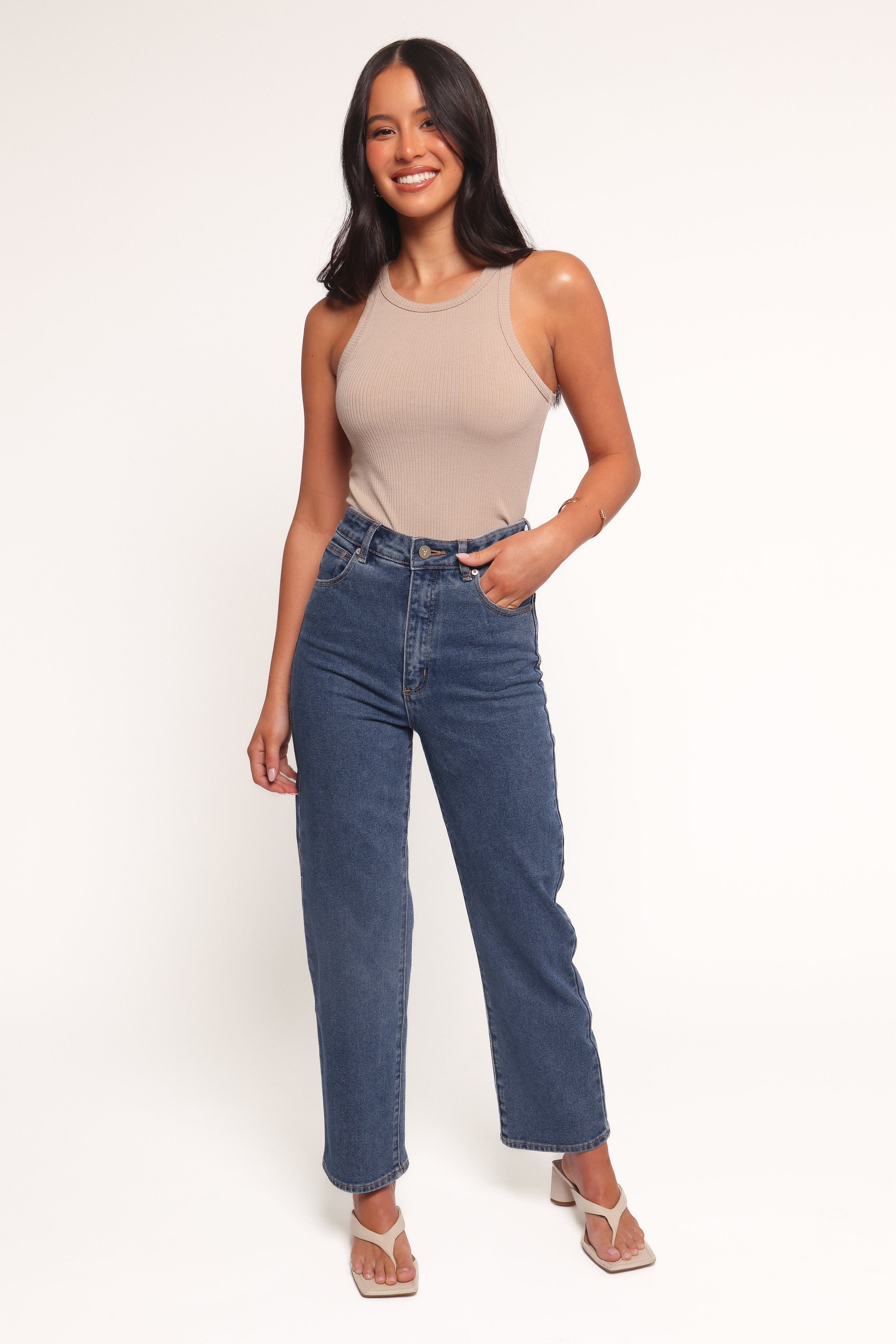 BOTTOMS Abrand Venice Straight Jeans - Bella