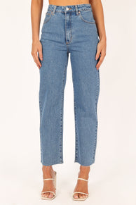 BOTTOMS @Abrand Venice Straight Jeans - Denise