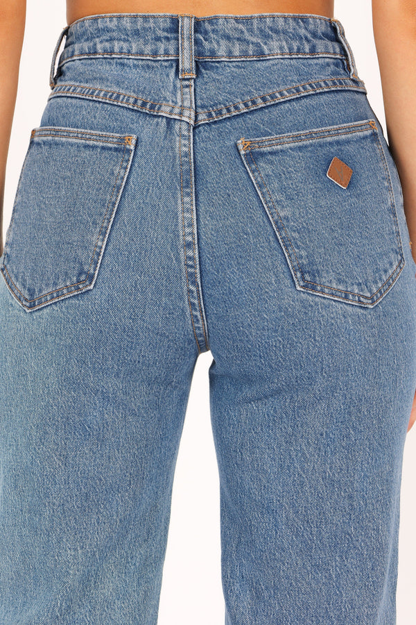 BOTTOMS @Abrand Venice Straight Jeans - Denise