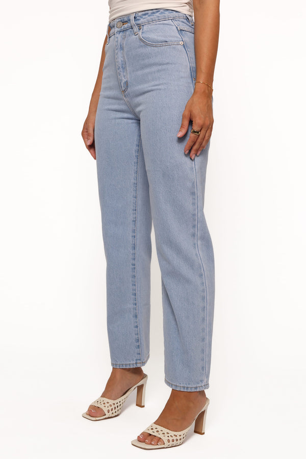 BOTTOMS Abrand Venice Straight Jeans - Kendall
