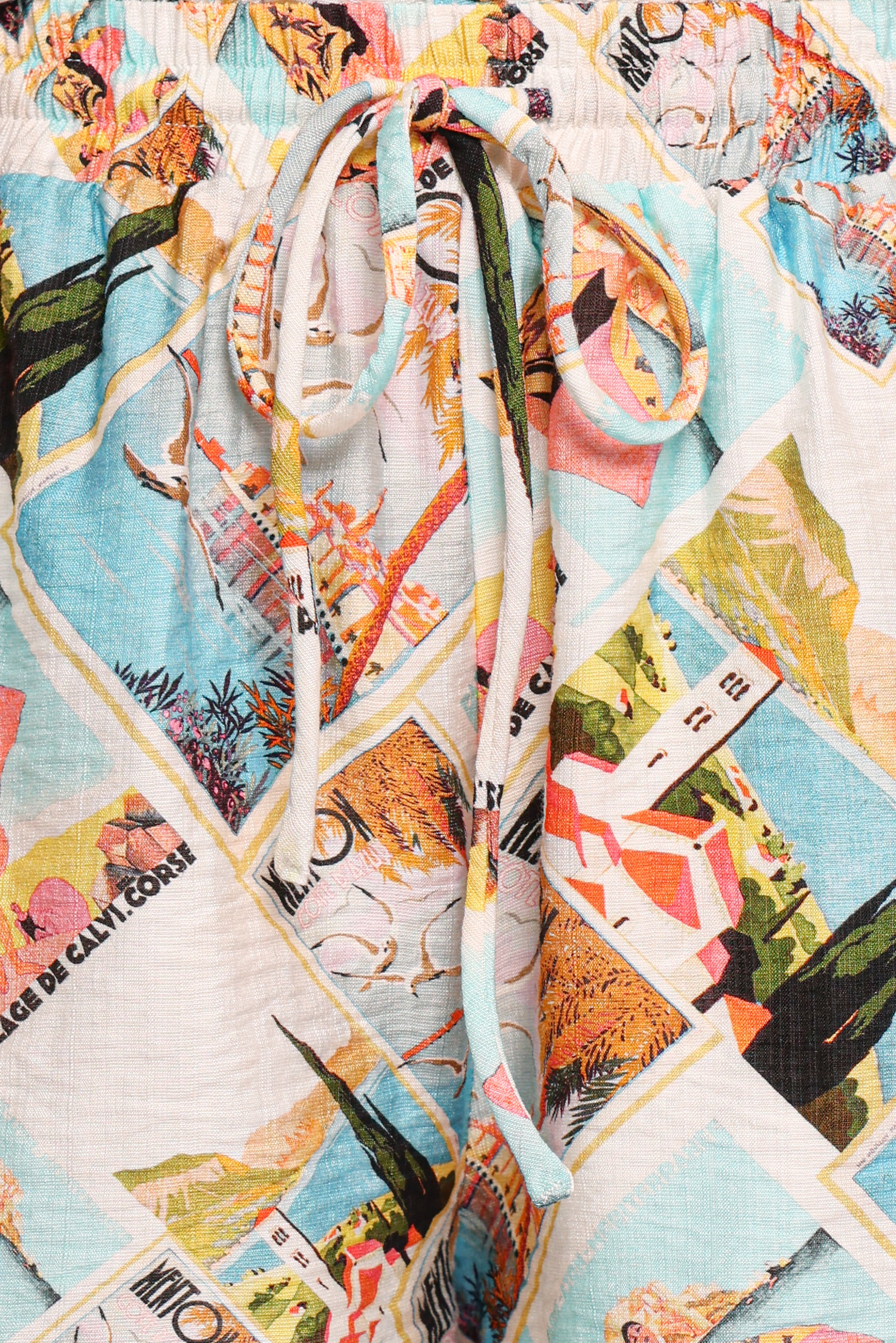 BOTTOMS Adelyn Shorts - Vacay Aqua