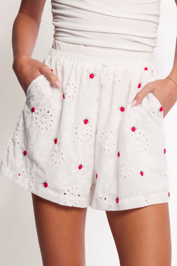 BOTTOMS Aisha Shorts - White