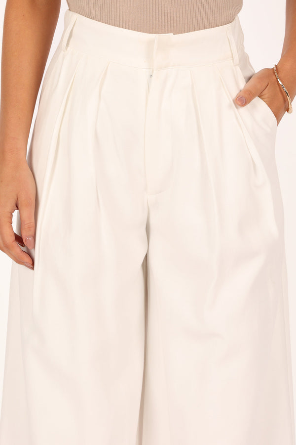 BOTTOMS Alexa Pant - White