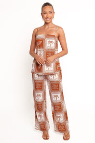 BOTTOMS Alya Wide Leg Pants - Kohana Print