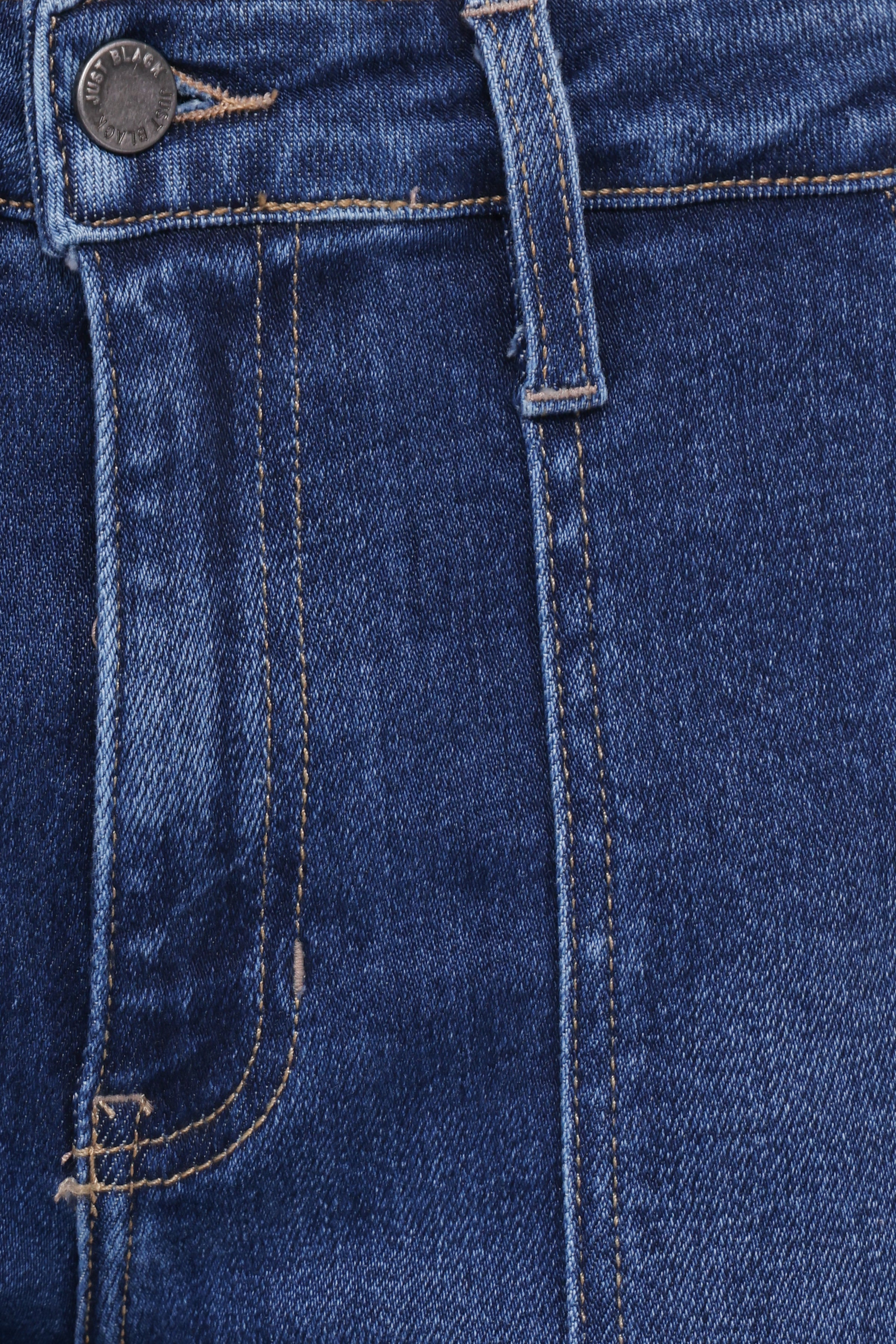 BOTTOMS Amara Utility Pocket Straight Jean - Dark Wash
