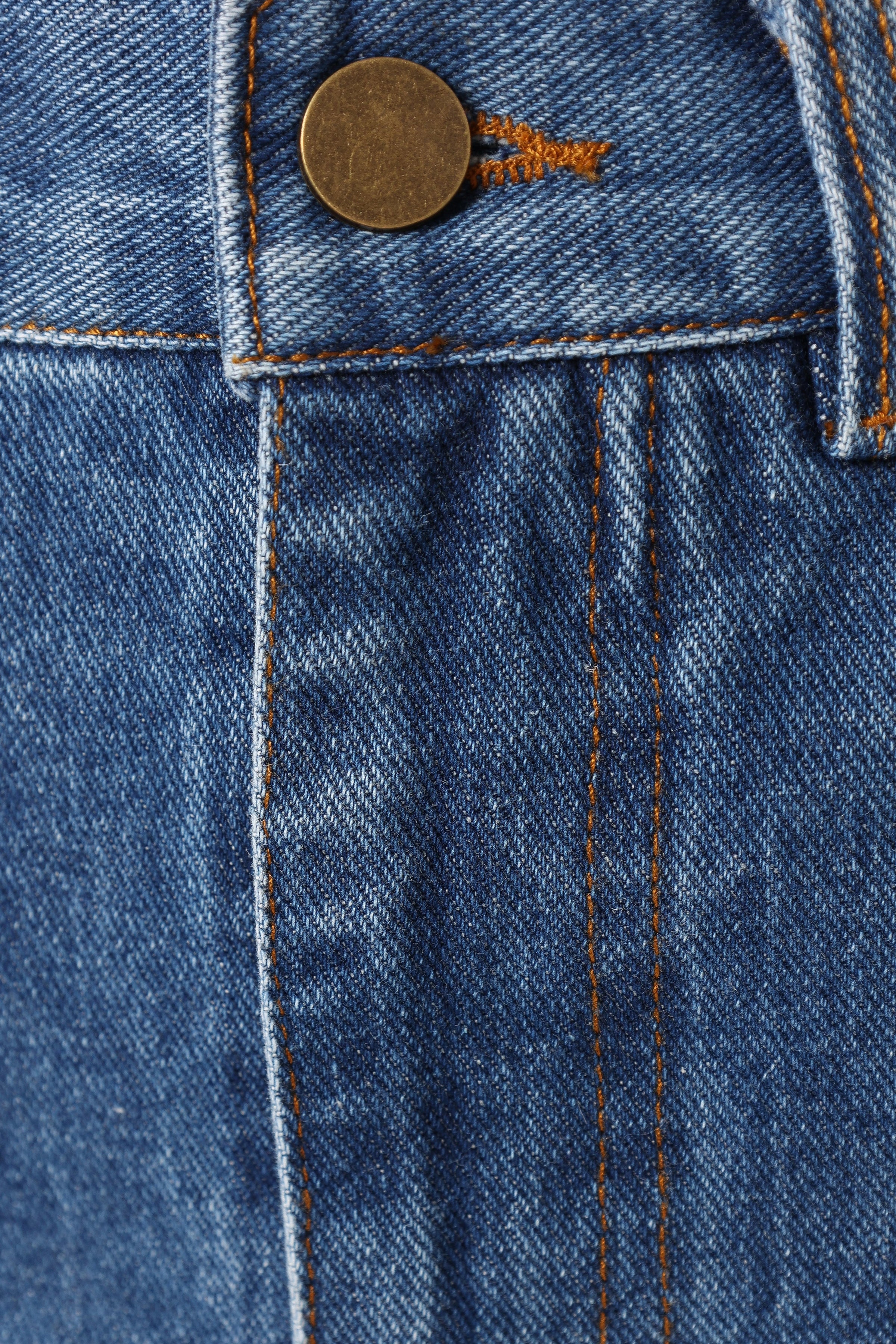 BOTTOMS @Anna Mini Skirt - Blue Wash