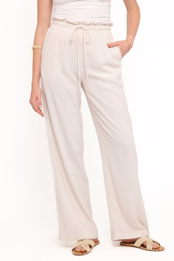 BOTTOMS Aoife Pant - Beige