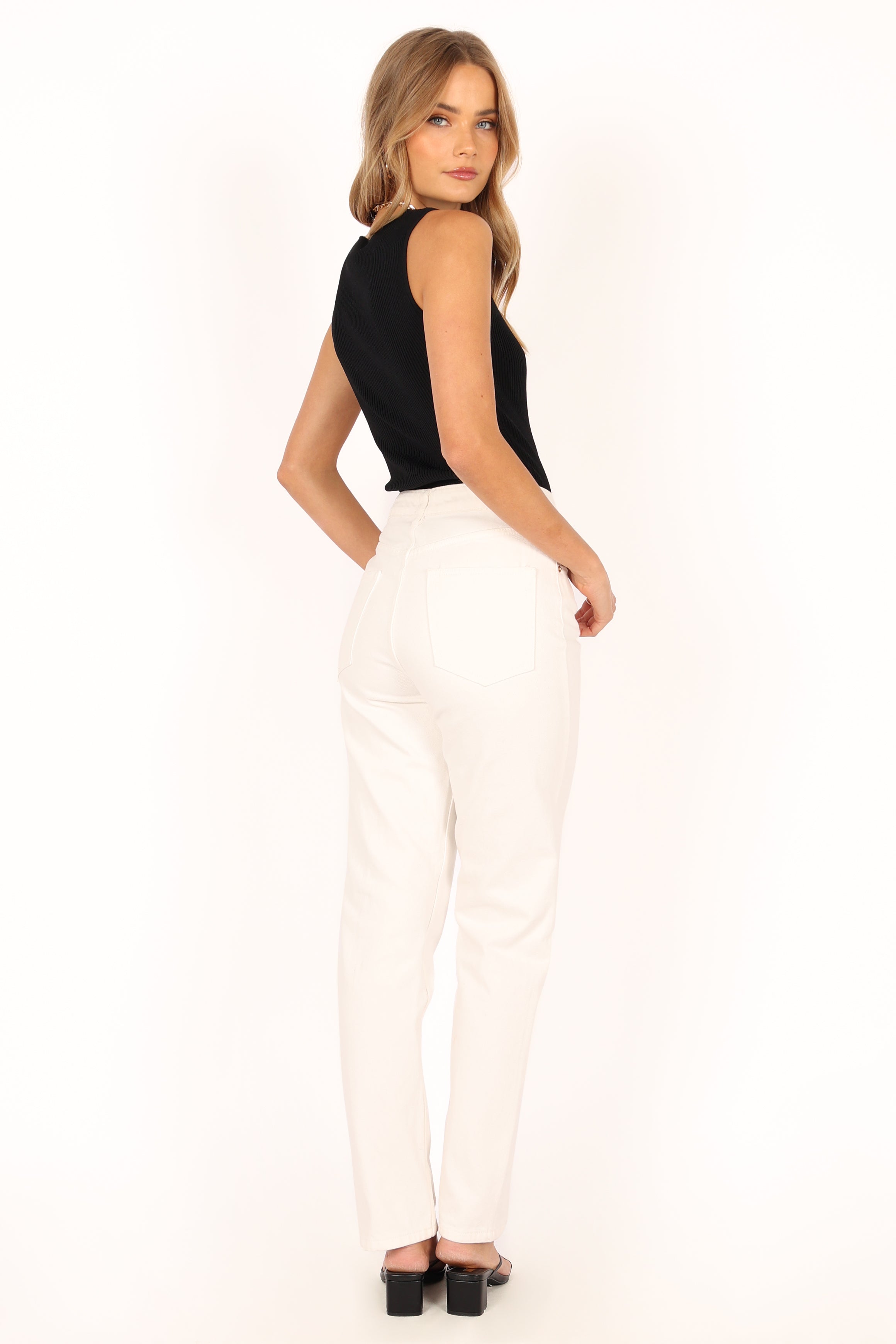 BOTTOMS ARABELLA JEANS - WHITE