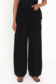 BOTTOMS Arles Wide Leg Pants - Black