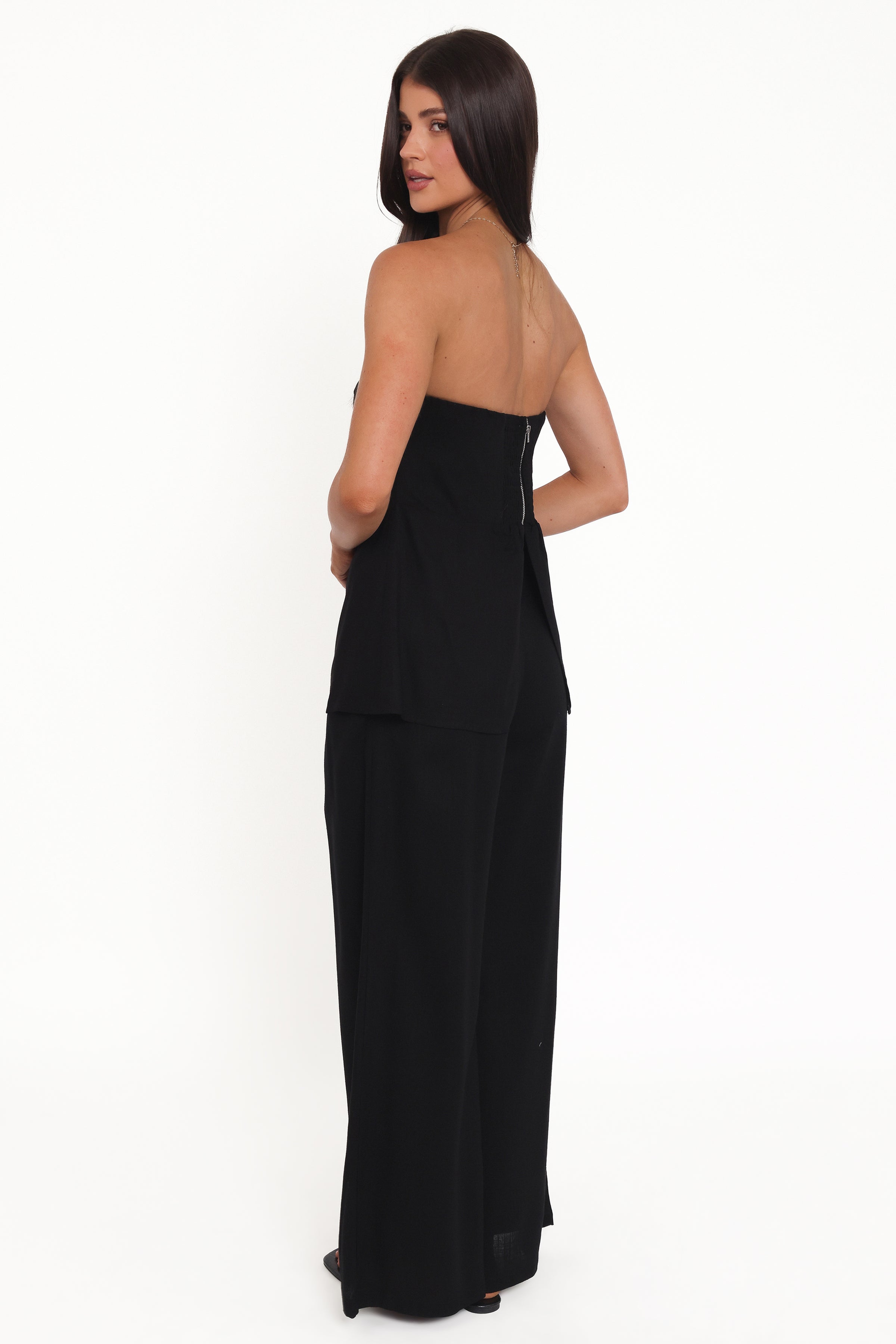 BOTTOMS Arles Wide Leg Pants - Black