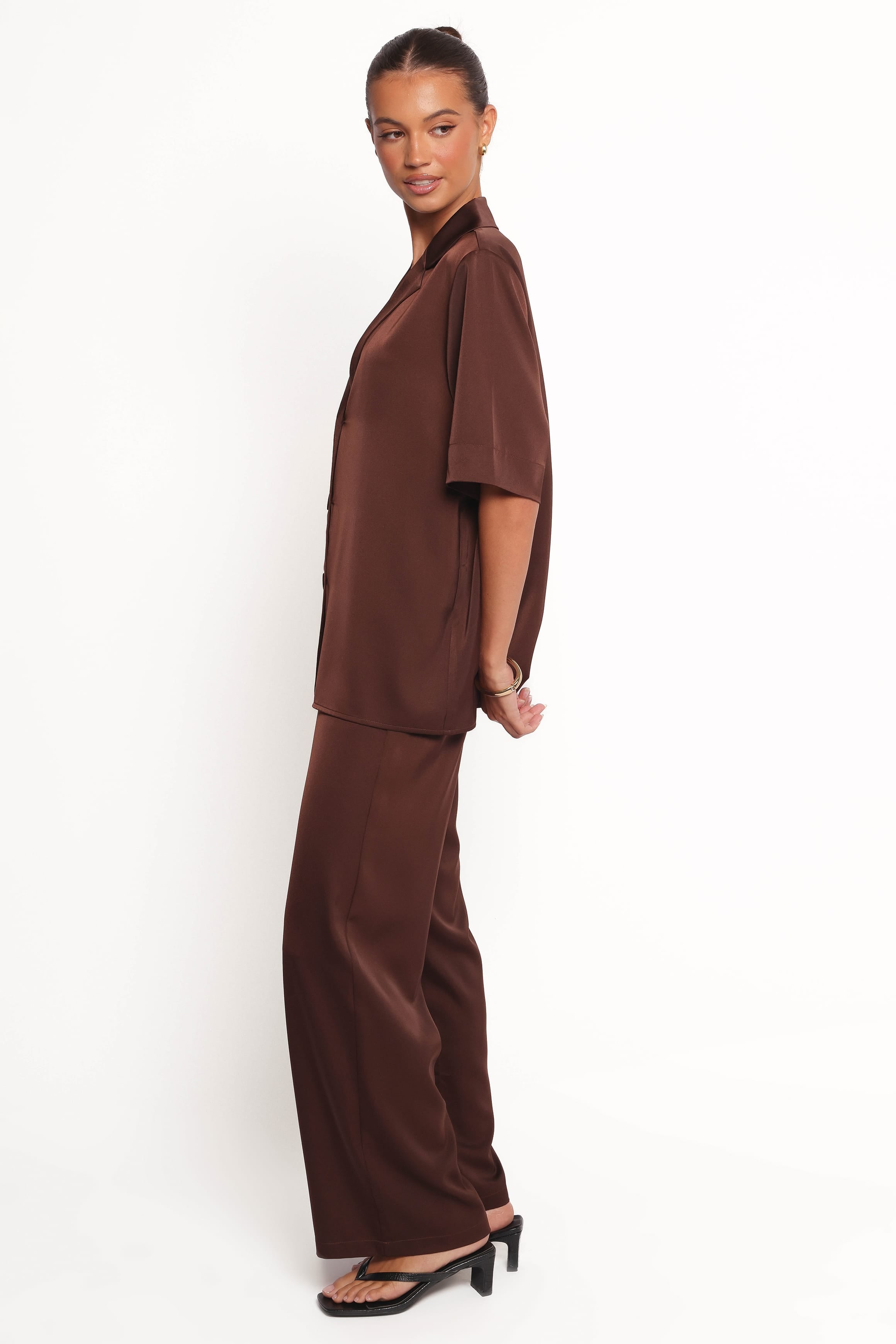BOTTOMS Arryn Pants - Chocolate Brown