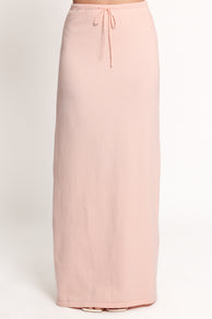 BOTTOMS Beatrice Knitted Skirt - Peach