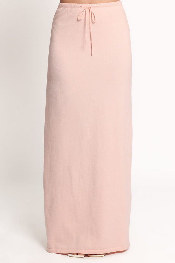 BOTTOMS Beatrice Knitted Skirt - Peach