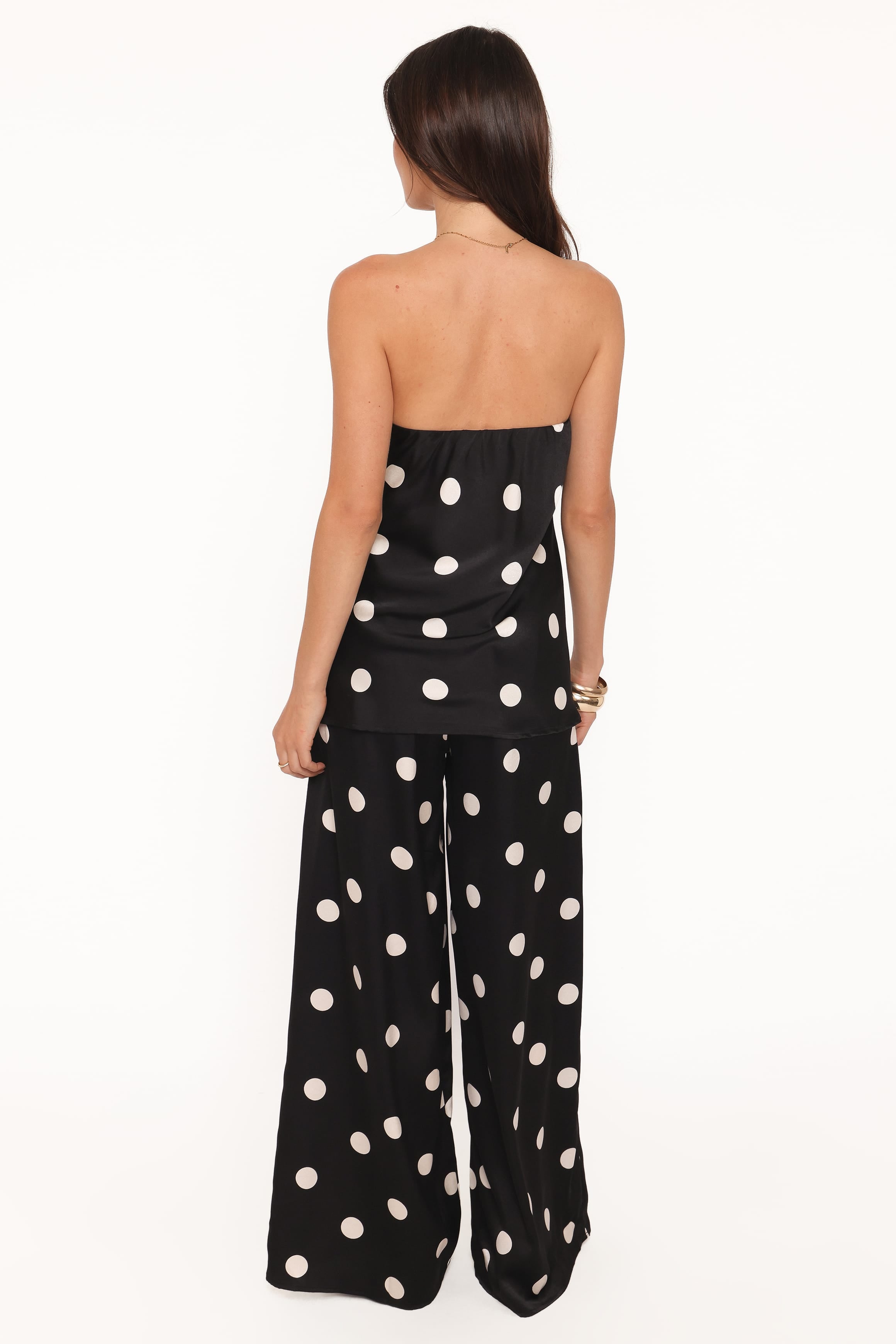 BOTTOMS Belinda Drawstring Pant - Black/Cream