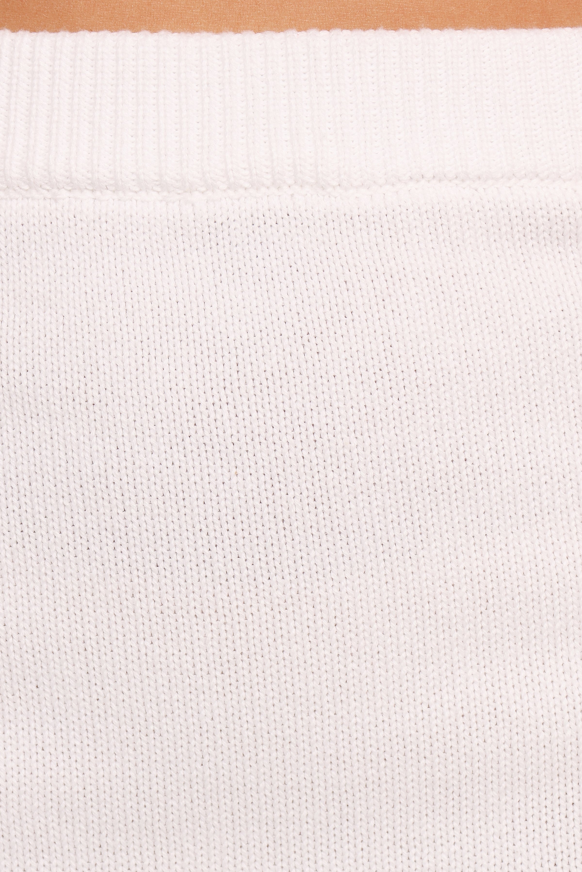 BOTTOMS Bella Knit Mini Skirt - White