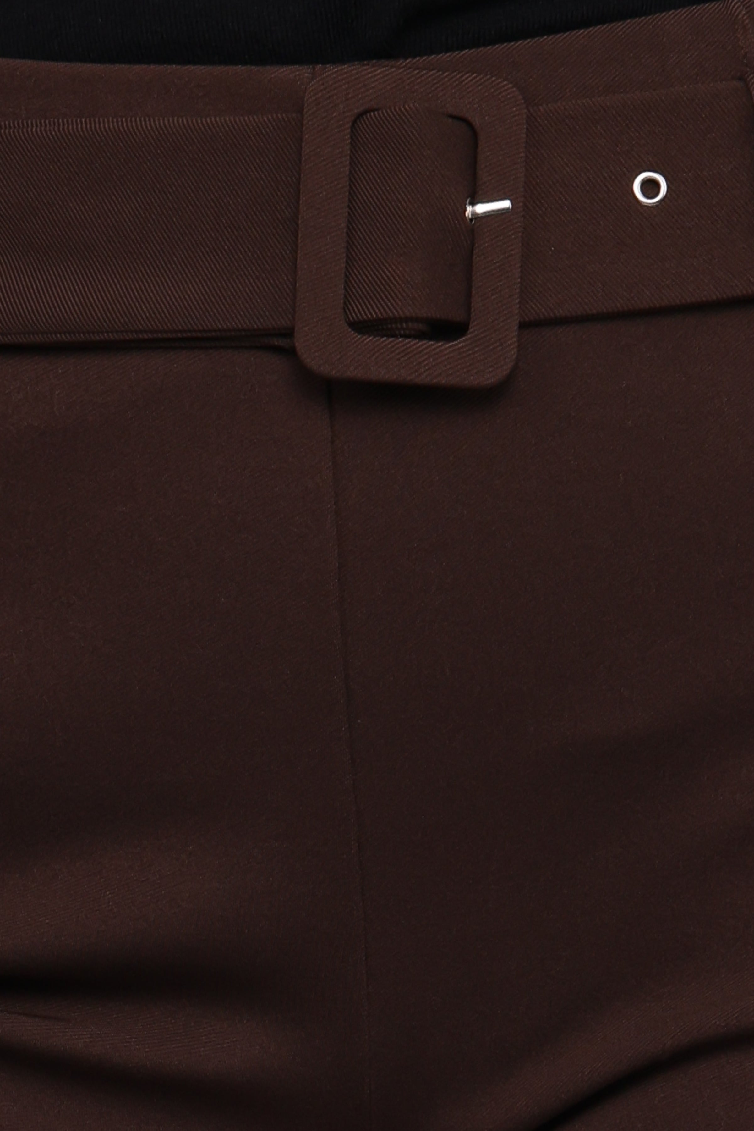BOTTOMS Benton Belted Pant - Brown