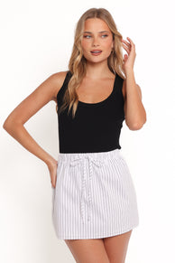 BOTTOMS Beonia Mini Skirt - White