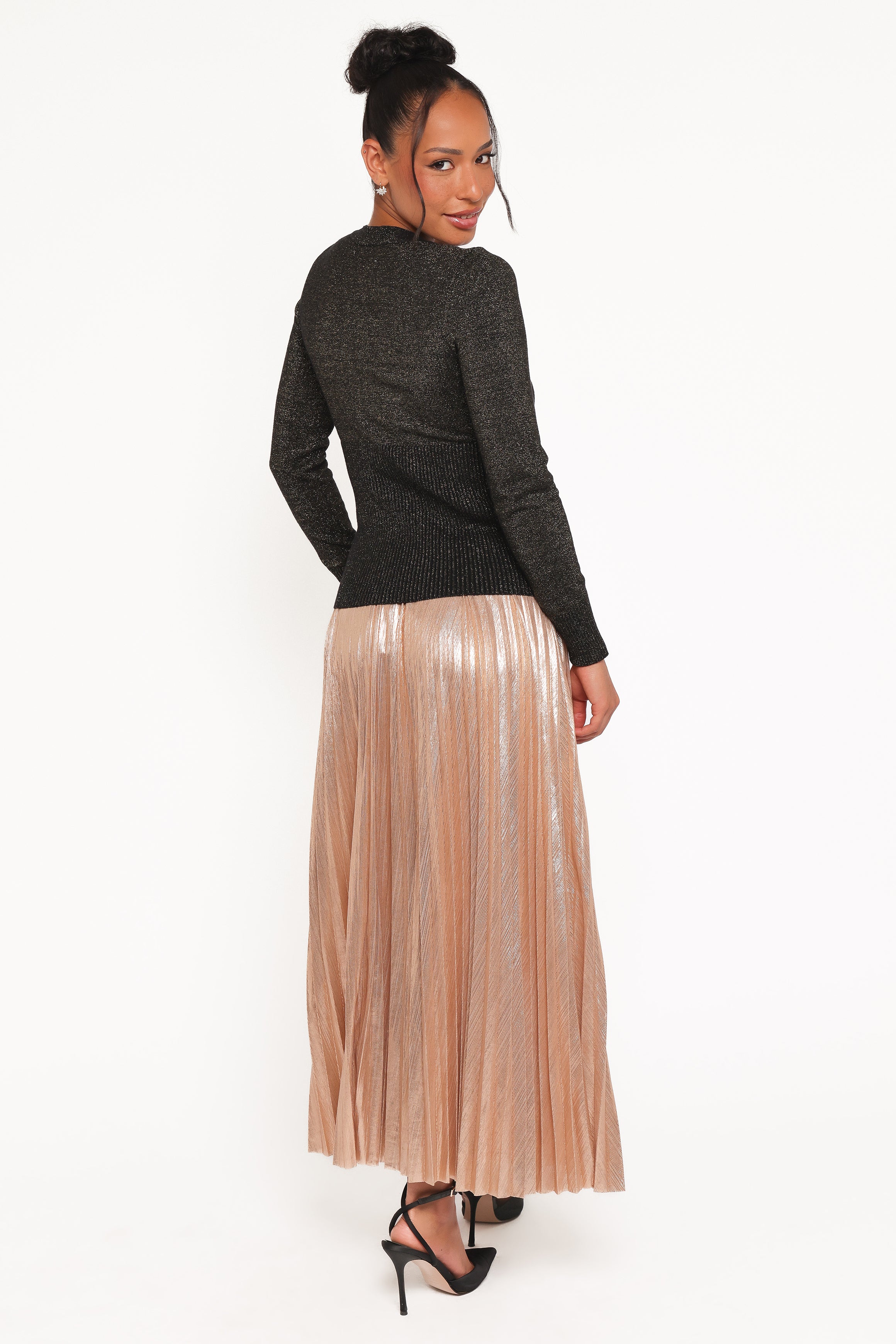 BOTTOMS Bethy Maxi Skirt - Gold