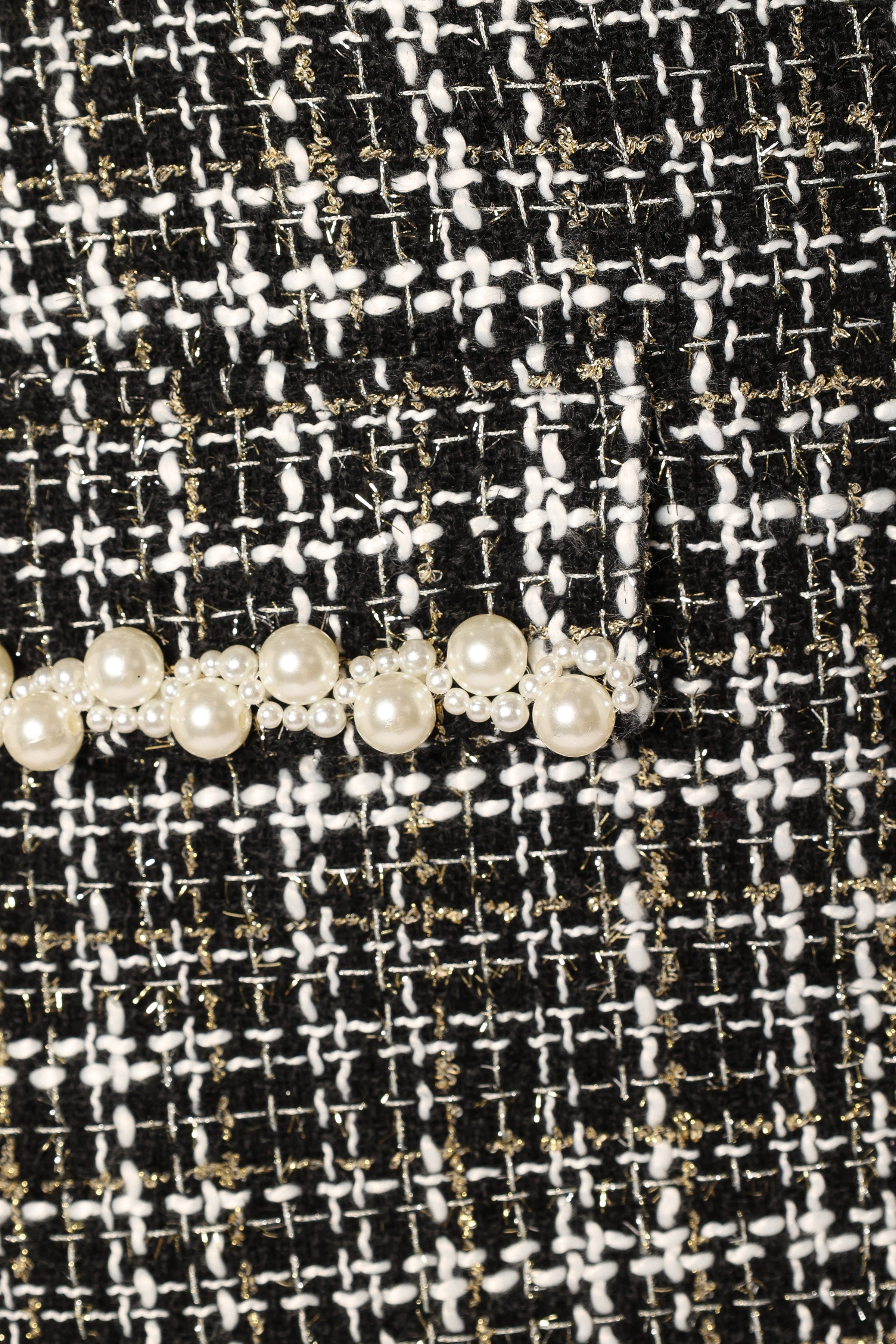 BOTTOMS @Blaire Mini Skirt - White Black