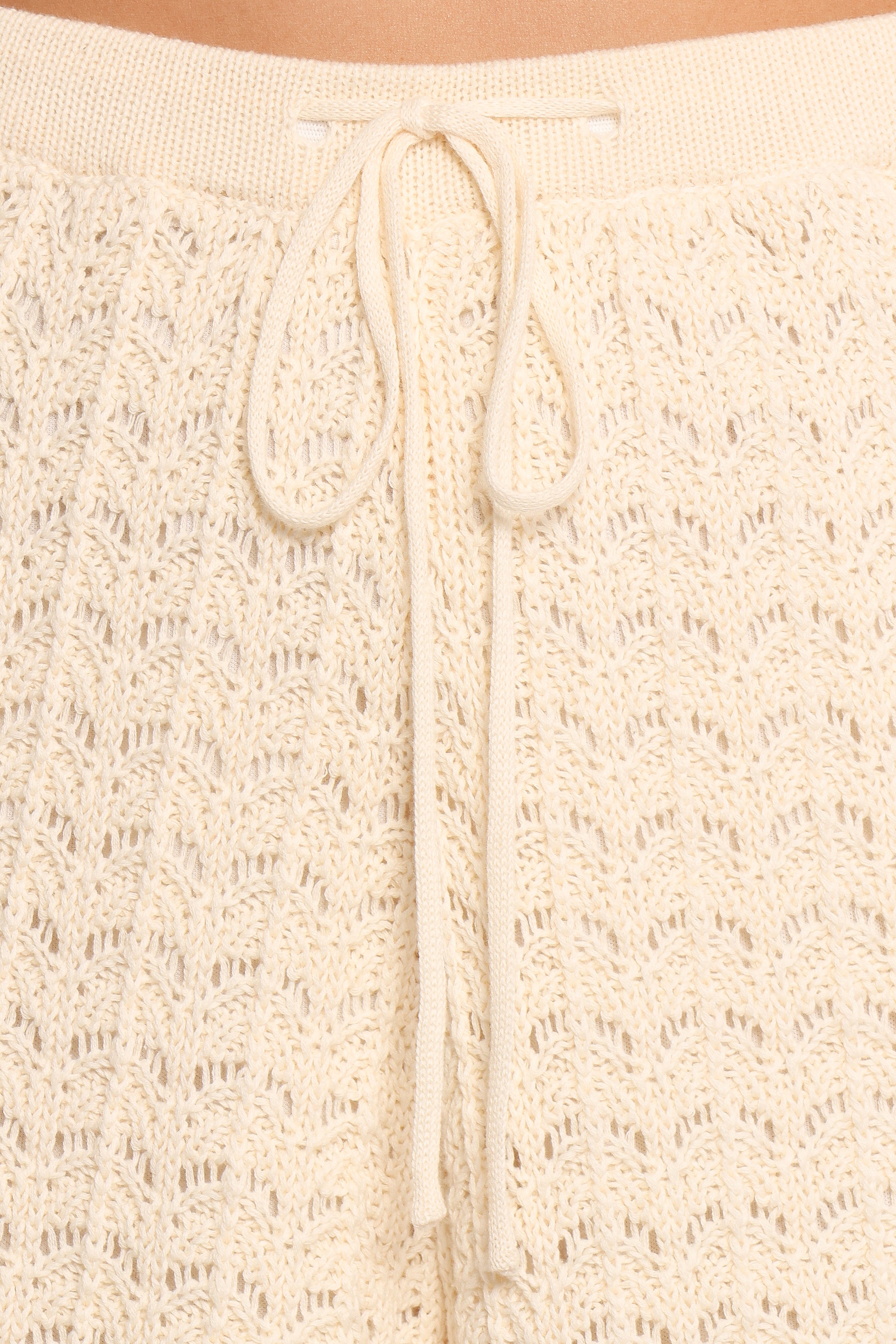 BOTTOMS Briar Knit Shorts - Cream