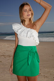 BOTTOMS @Bronte Mini Skirt - Green