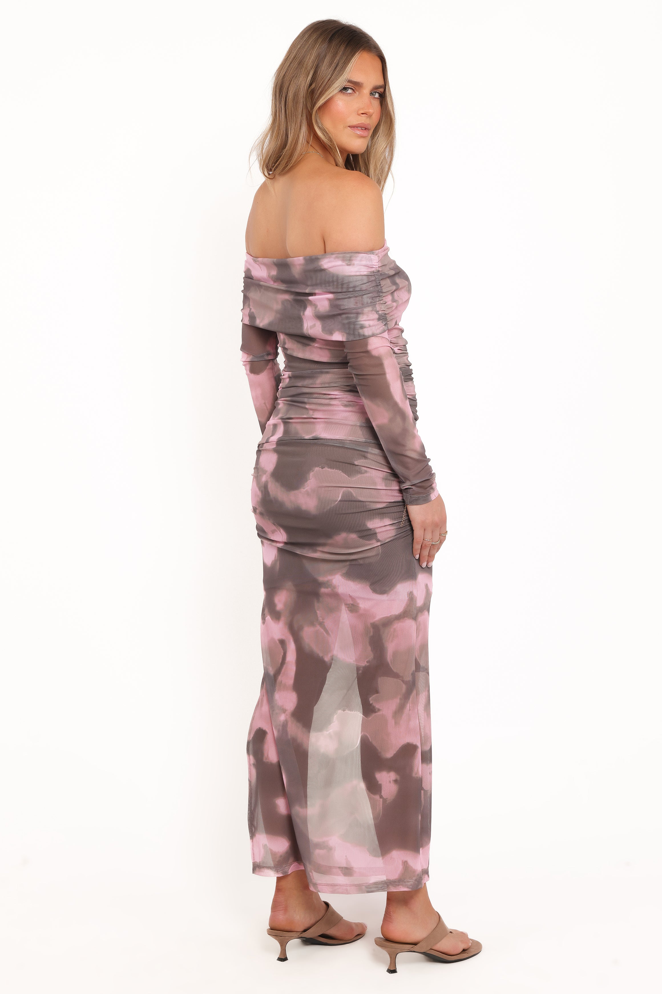 BOTTOMS Caelira Skirt - Pink/Brown Print