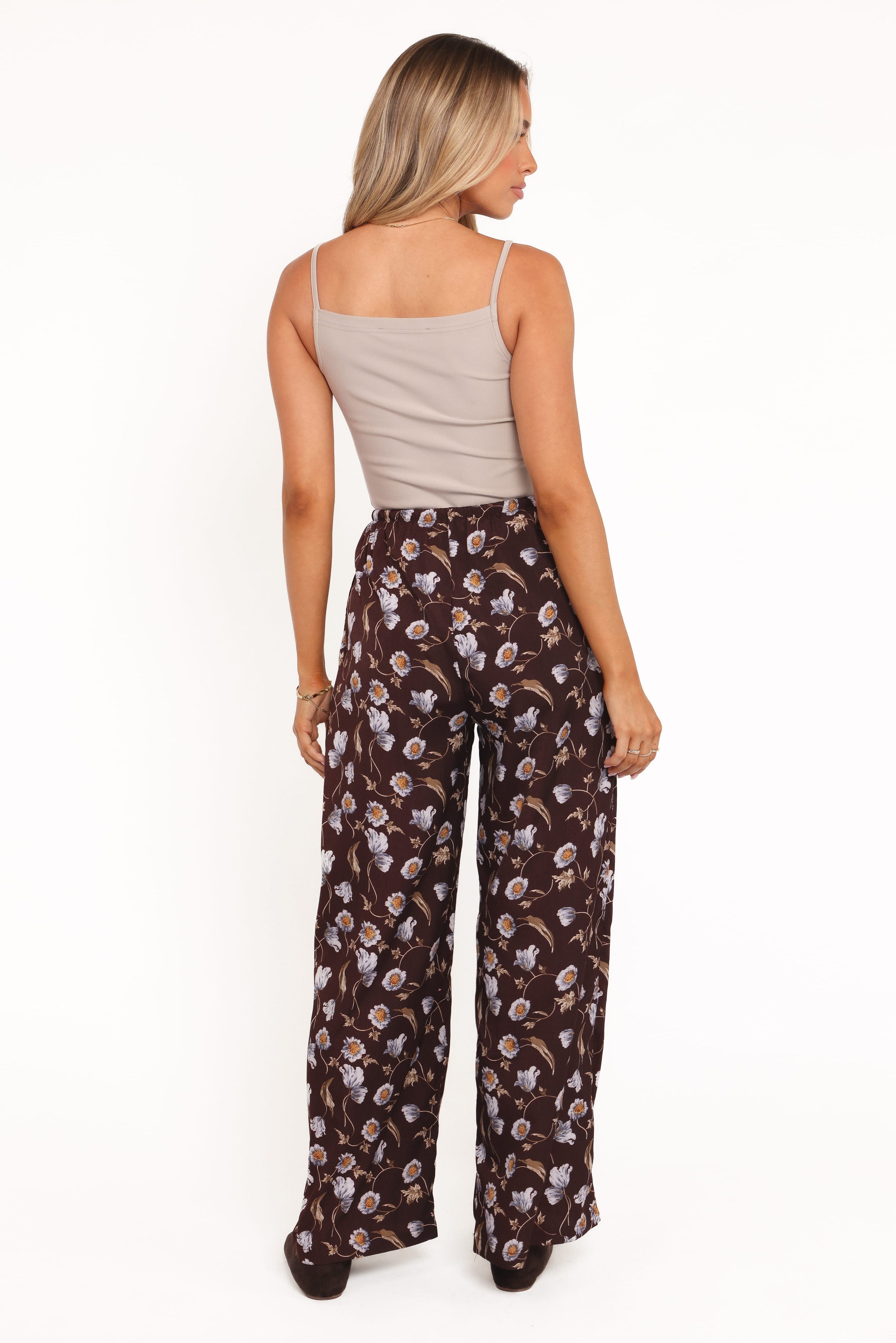 BOTTOMS Calantha Wide Leg Pants - Fall Floral