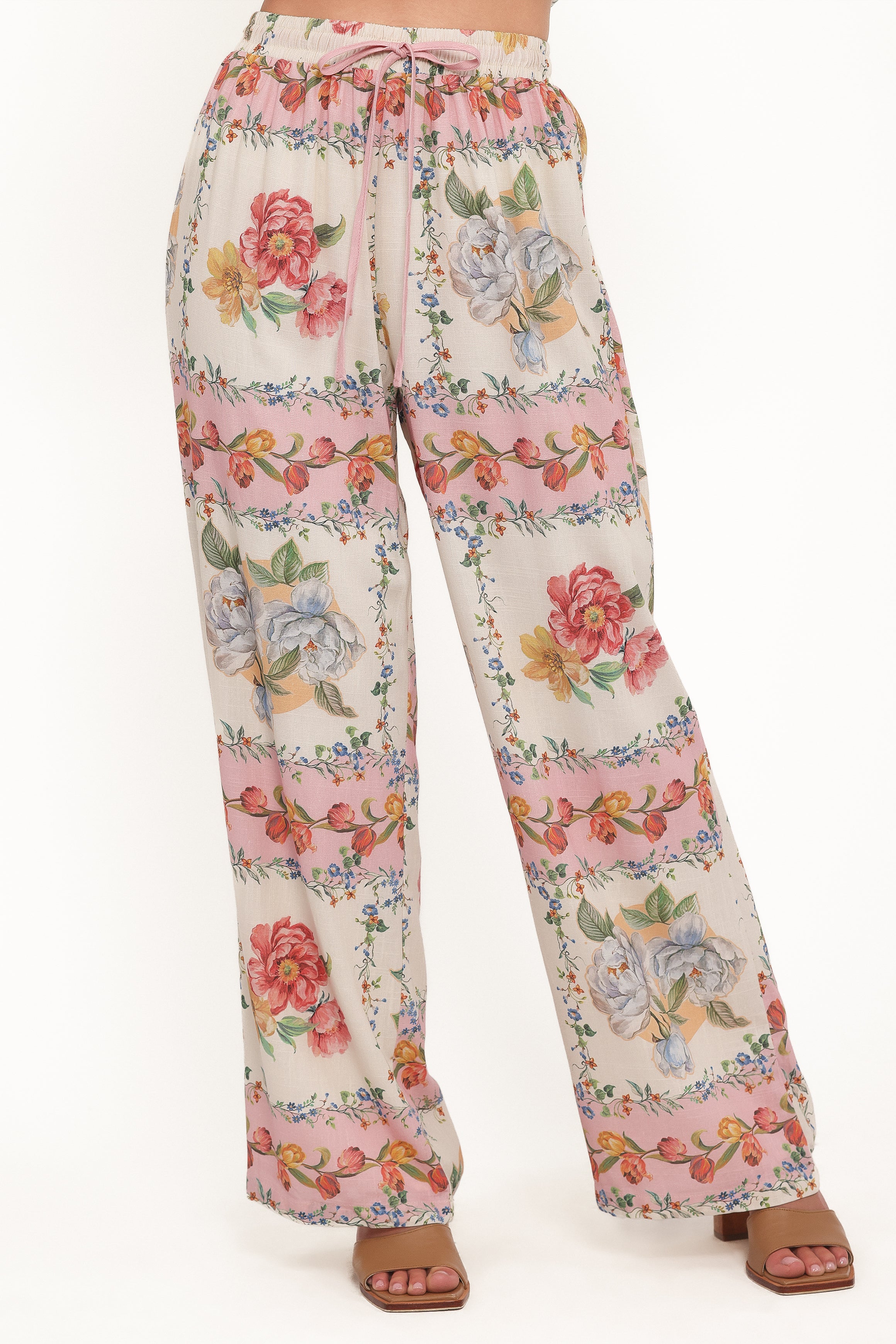BOTTOMS Cascais Pants - Rose Tile
