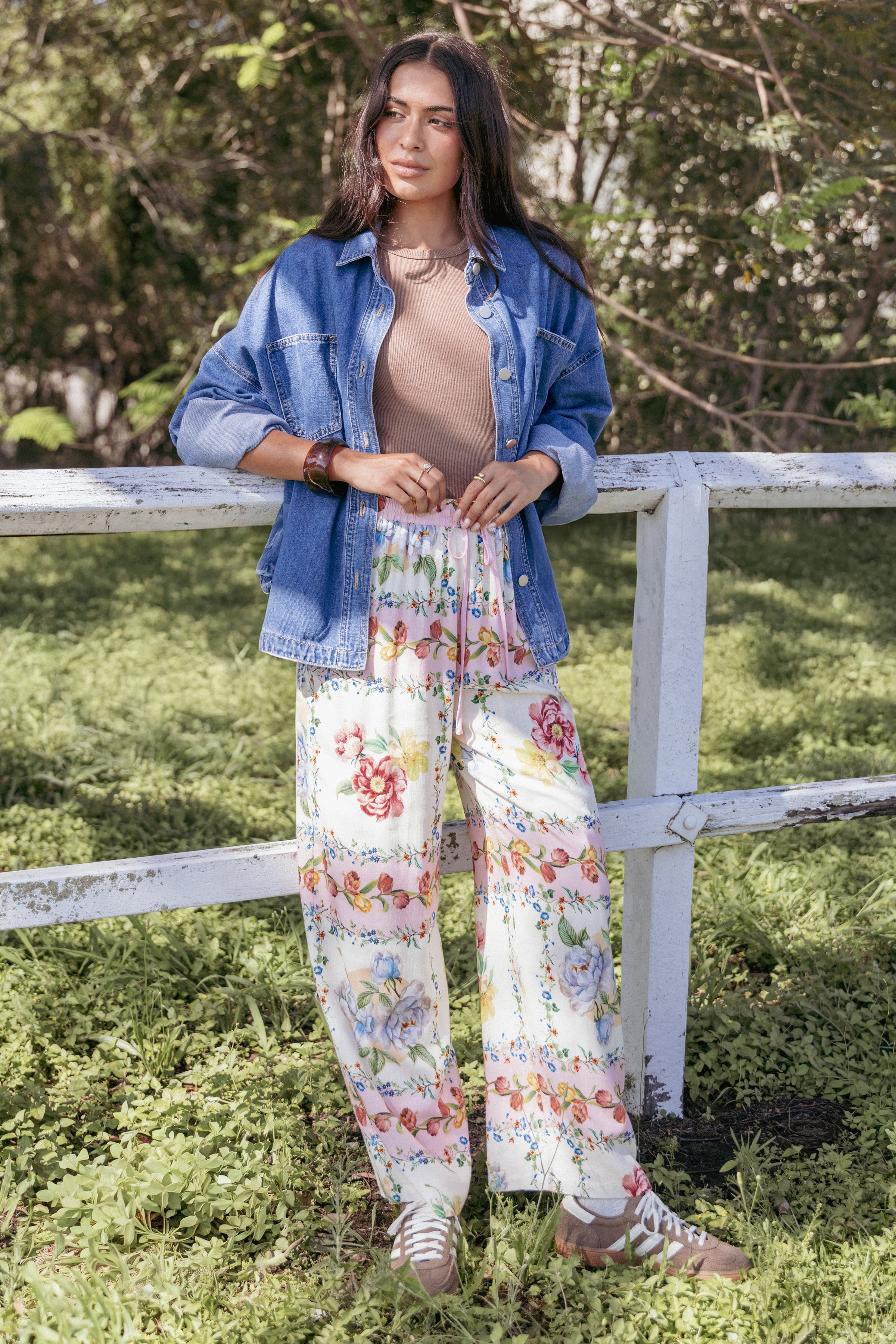 BOTTOMS Cascais Pants - Rose Tile