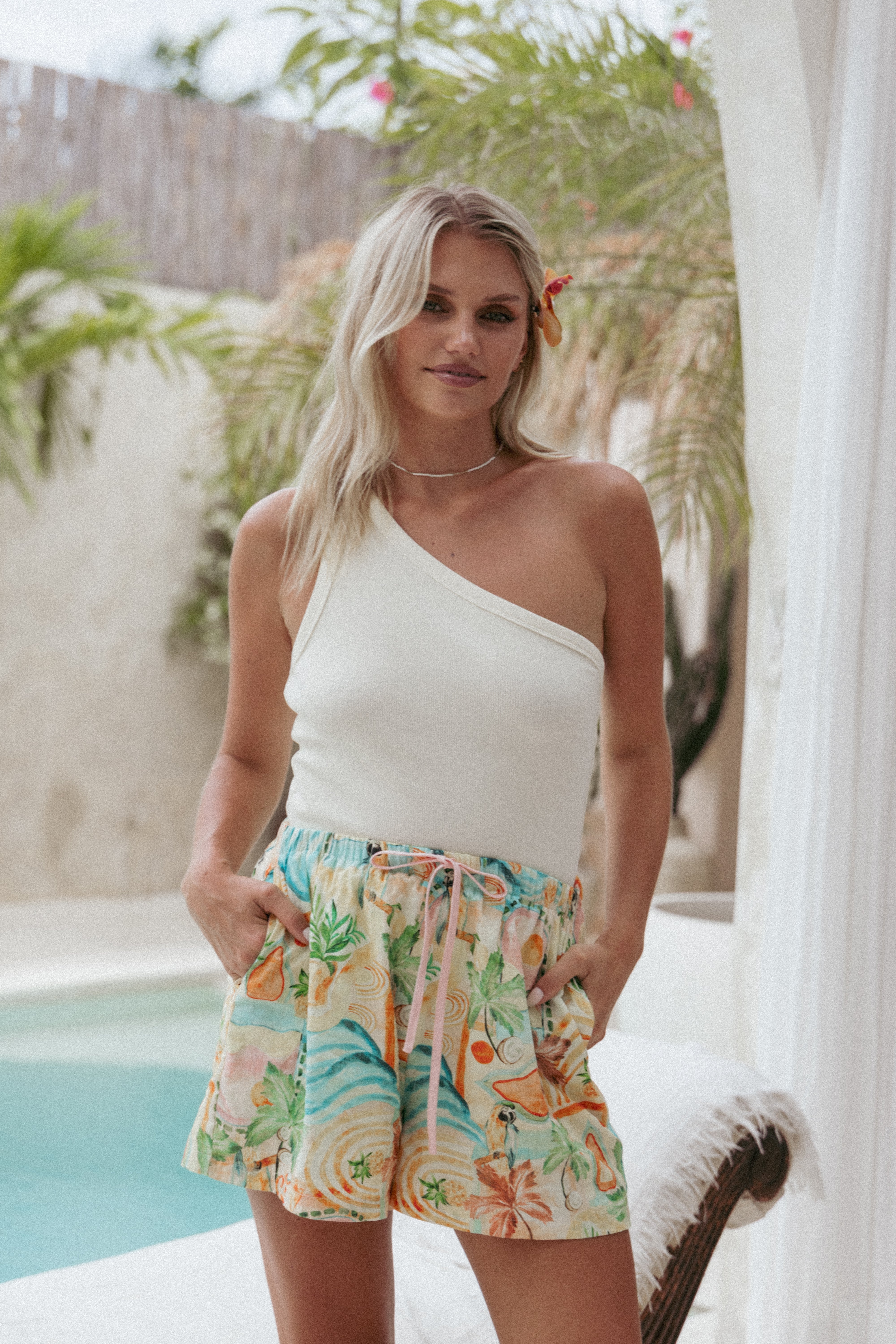 BOTTOMS Caspian Short - Golden Palm