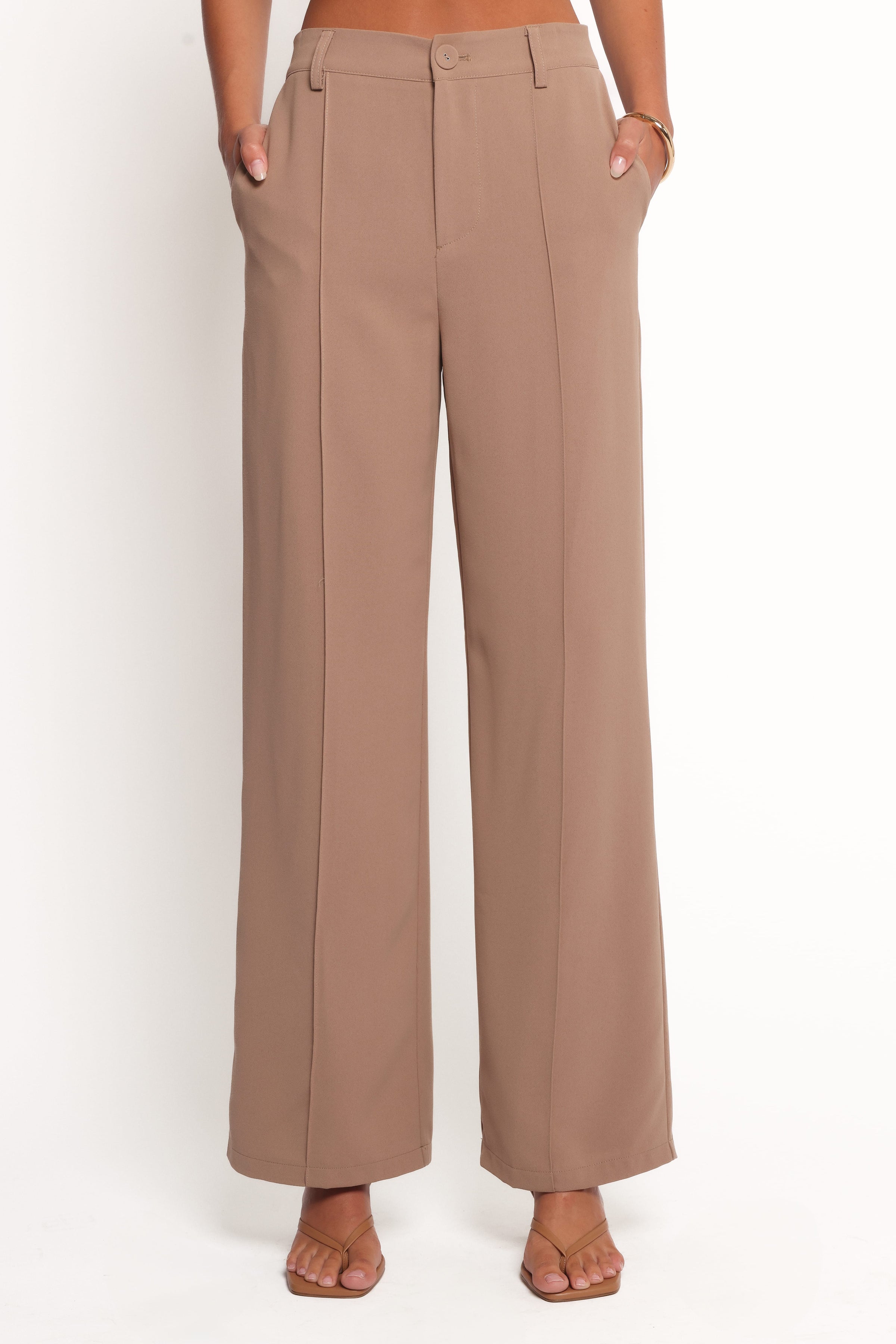 BOTTOMS Celia Pants - Mocha