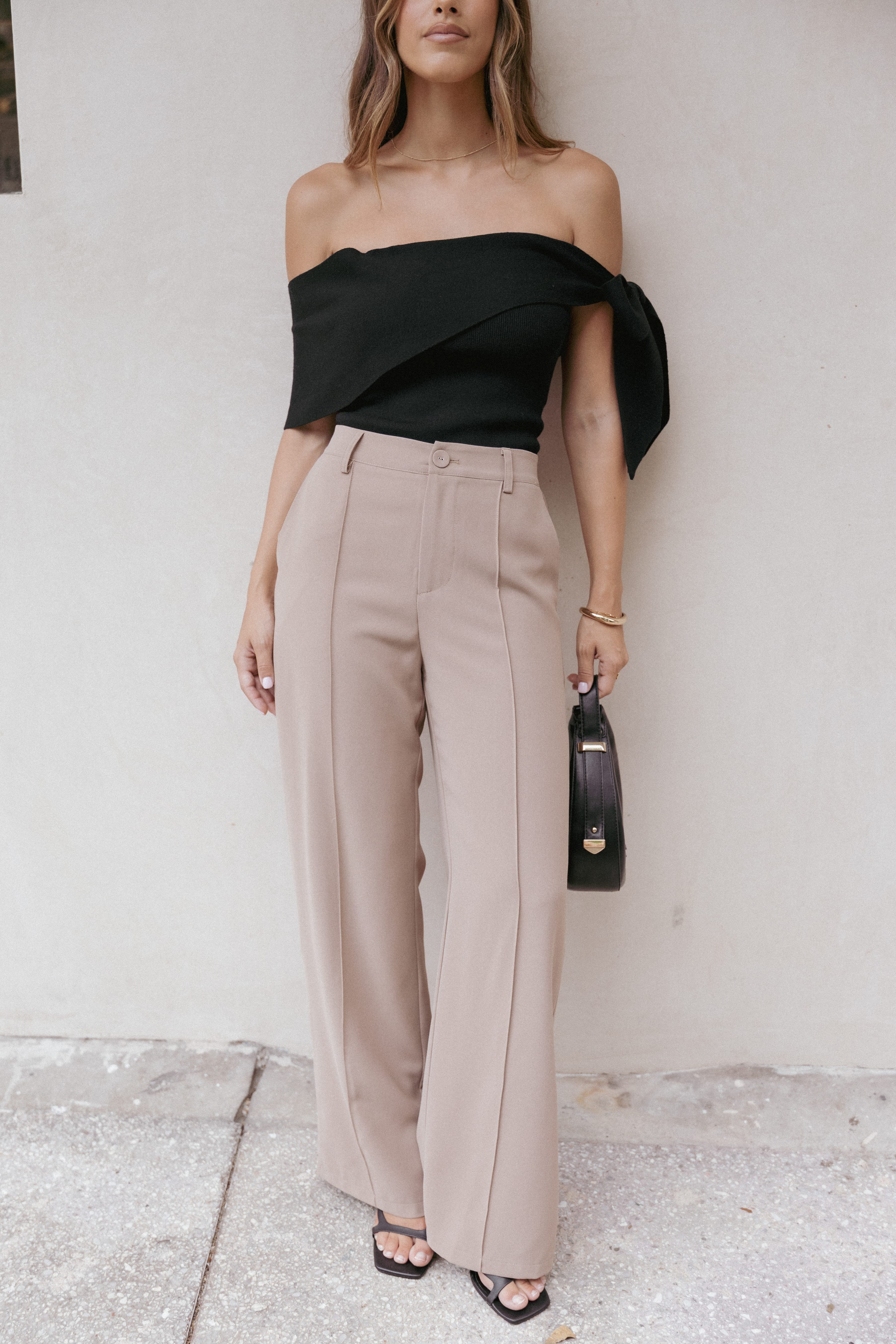 BOTTOMS Celia Pants - Mocha